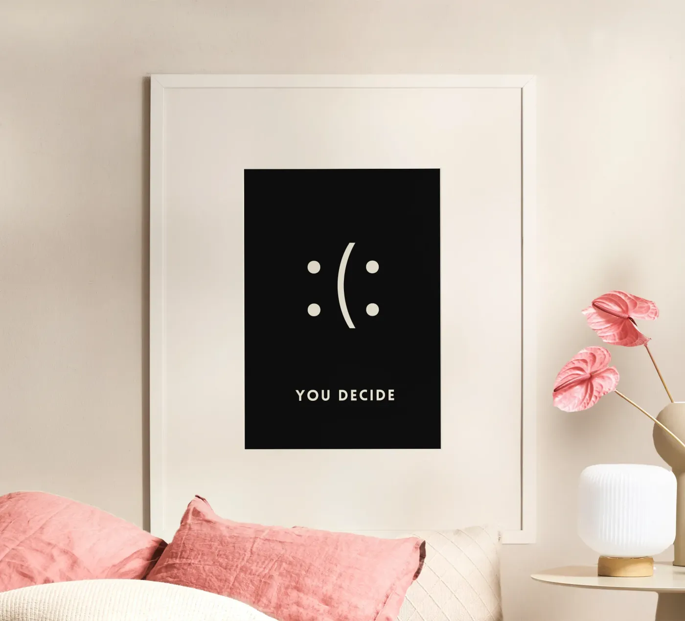 You Decide poster by PurePeachCleanLine