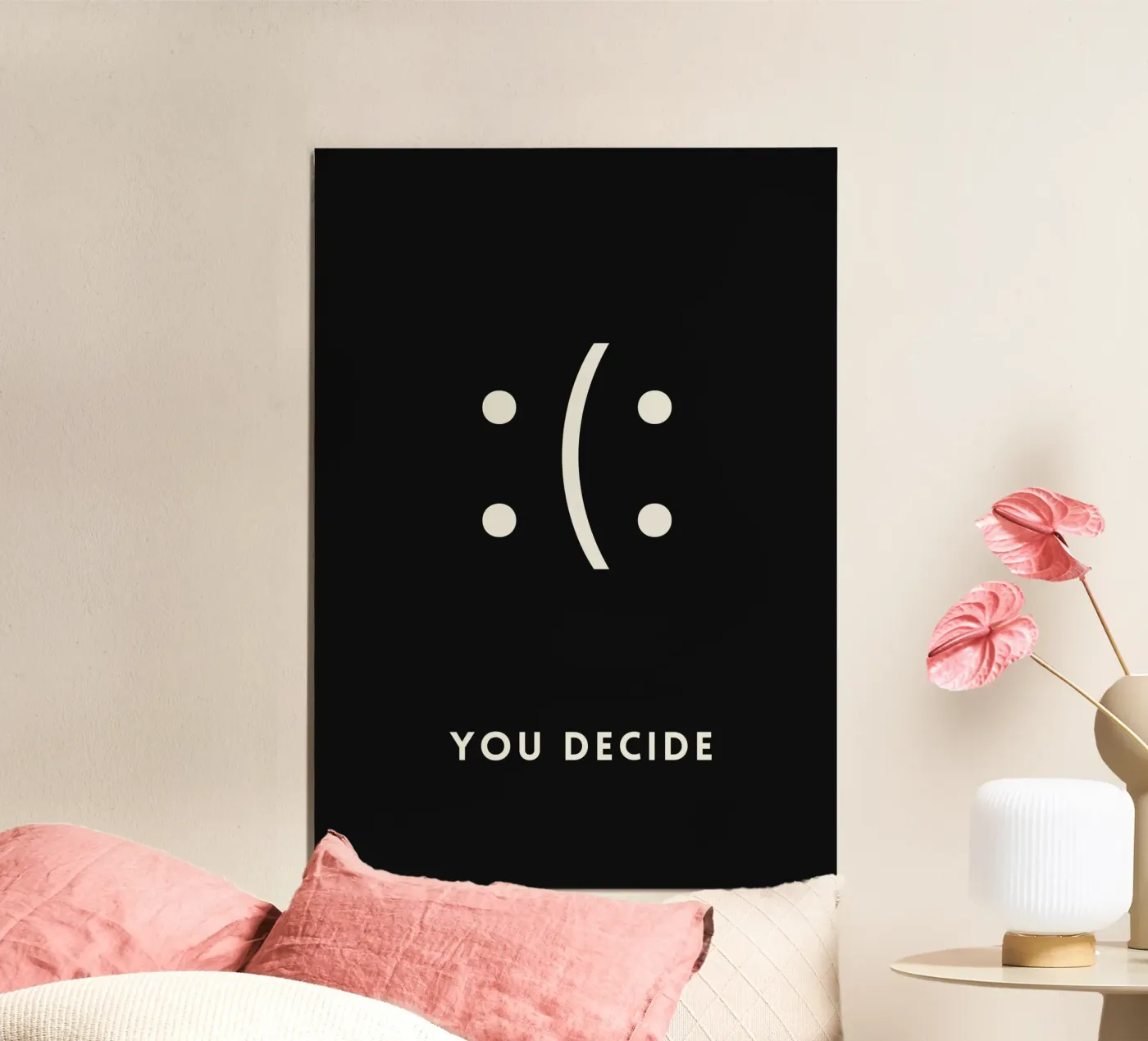 You Decide poster by PurePeachCleanLine