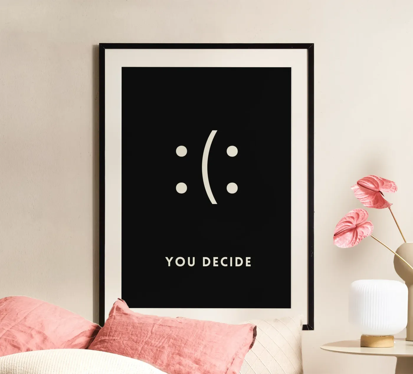 You Decide poster by PurePeachCleanLine