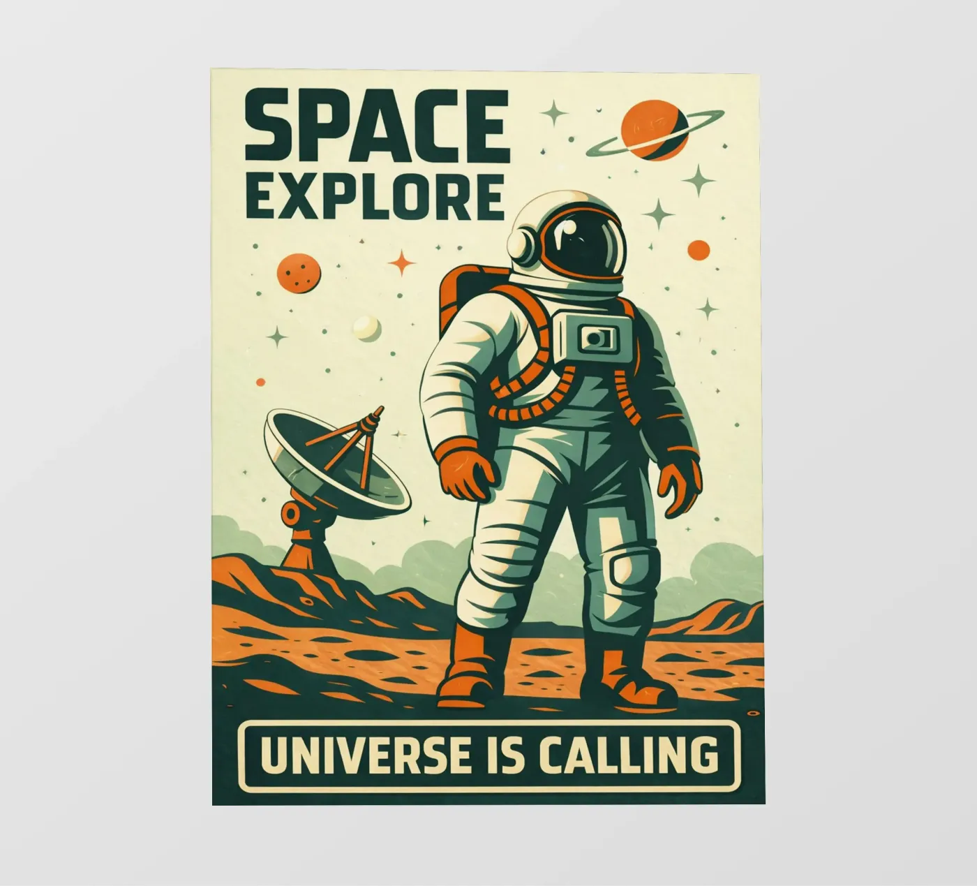 esploratore spaziale pellicola backlit da pasadenan