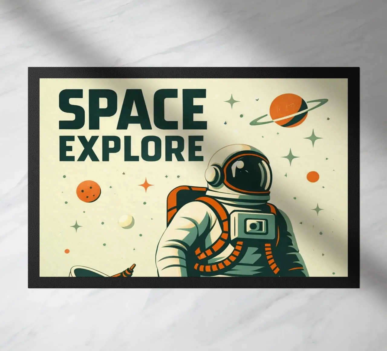 space explorer doormat by pasadenan