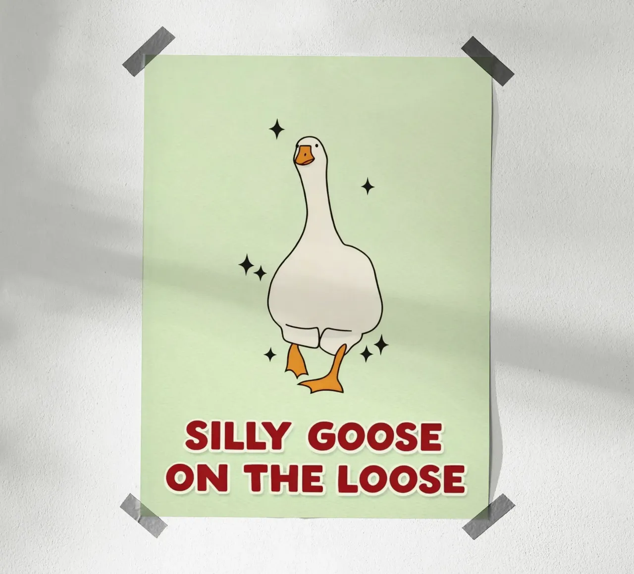 silly goose on the loose poster da pasadenan