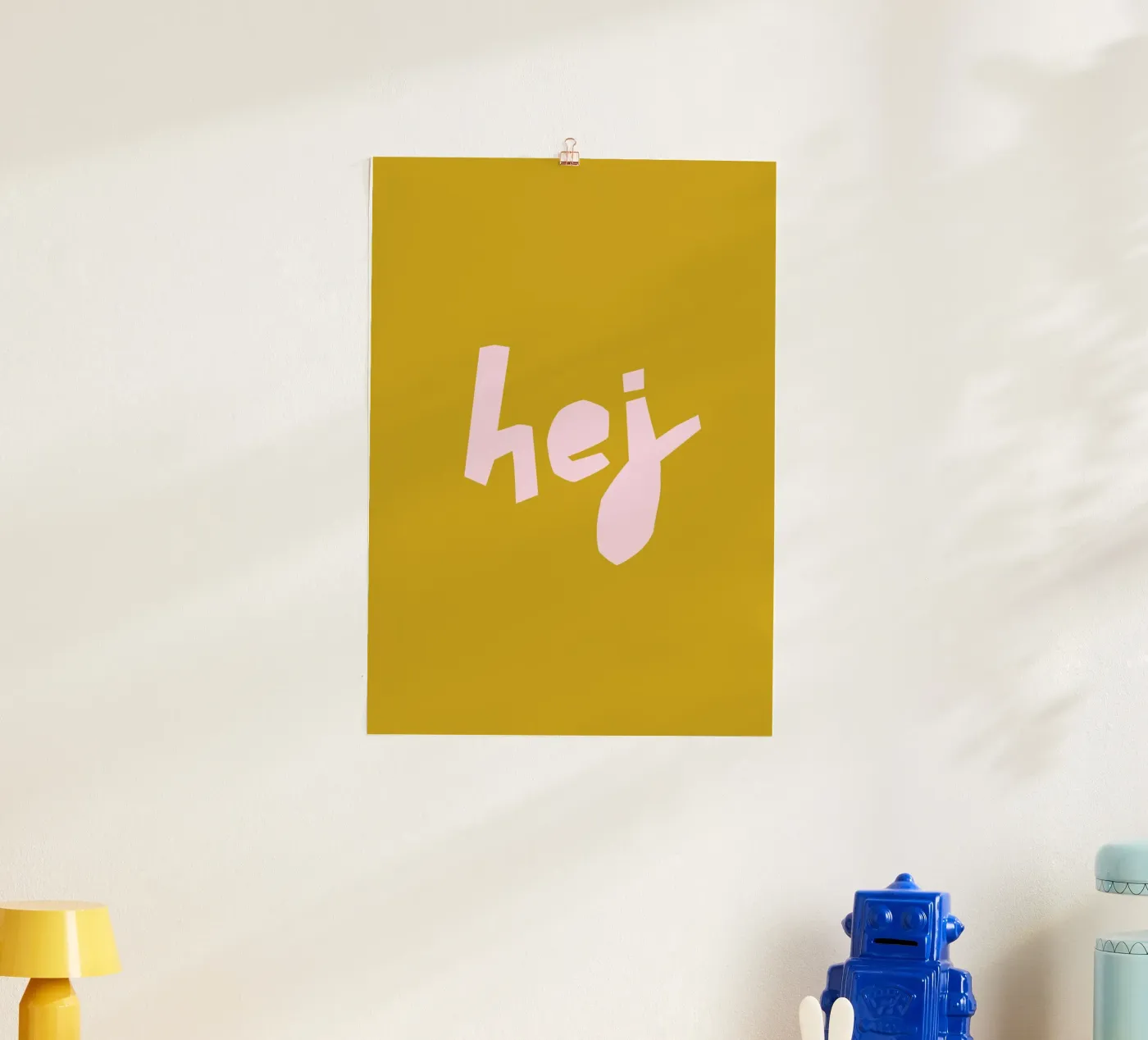 hej poster by PurePeachCleanLine