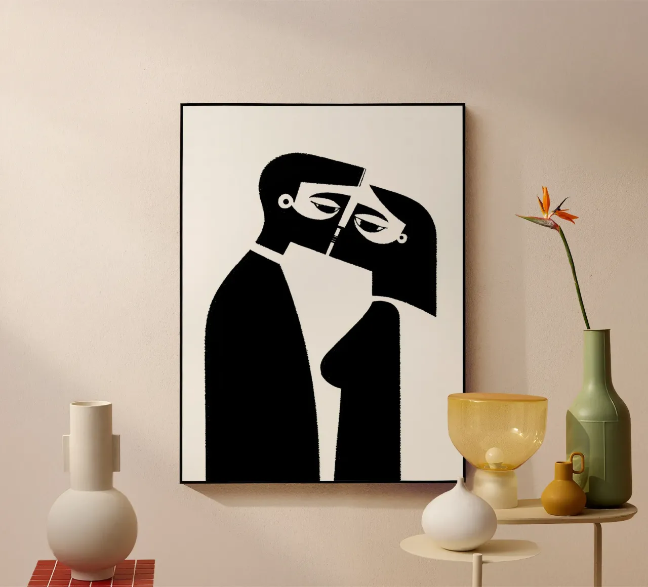 Kiss plexiglass da Art Unleashed