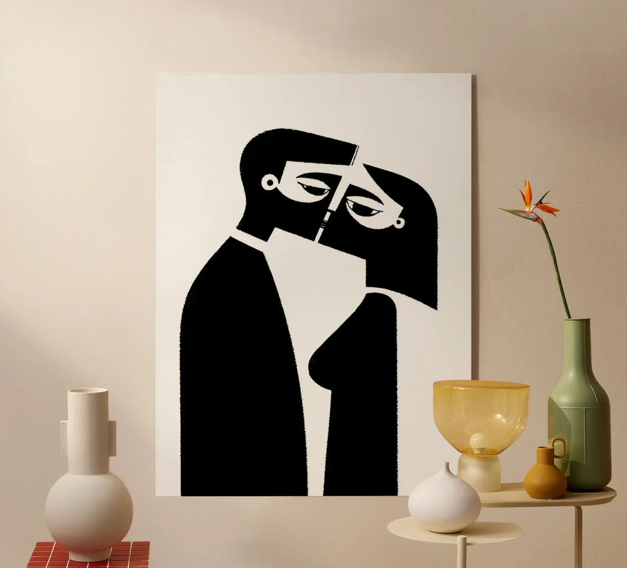 Kiss plexiglass da Art Unleashed