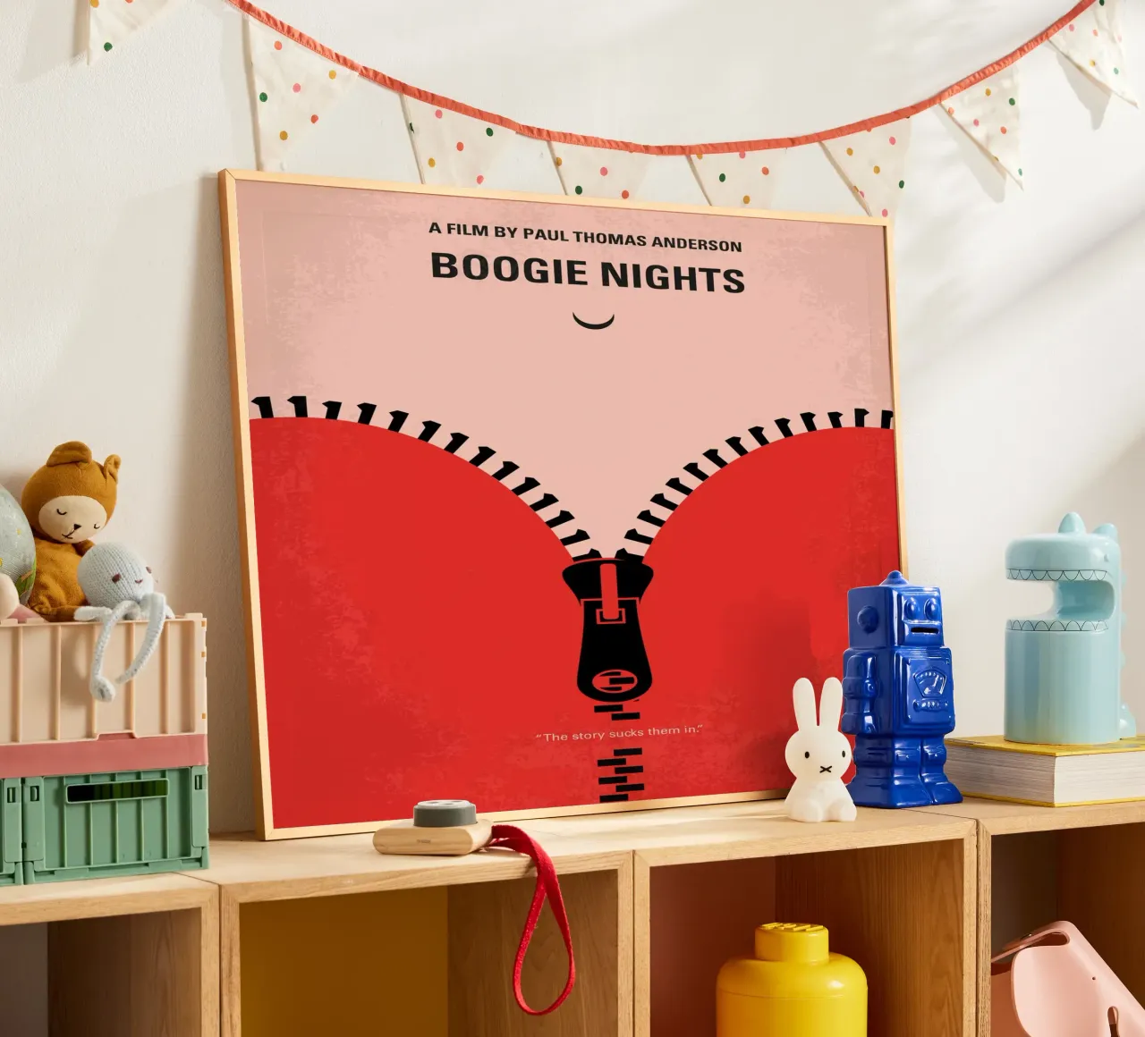 No167 My Boogie Nights minimal movie poster hahnemühle van Chungkong