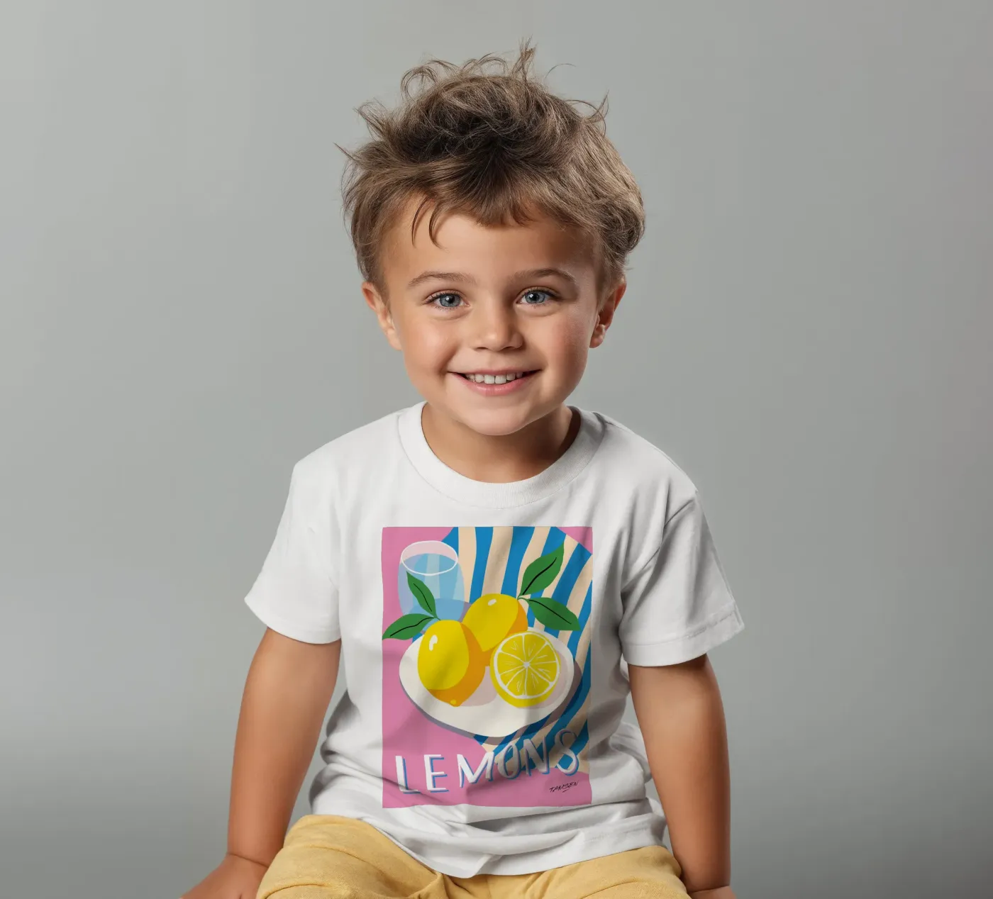 Limone t-shirt bambini da Tamsen Design
