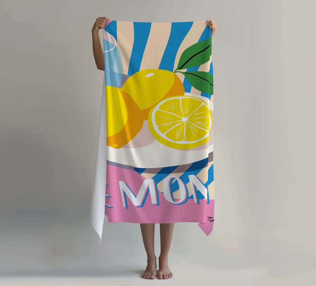 Limone telo mare da Tamsen Design