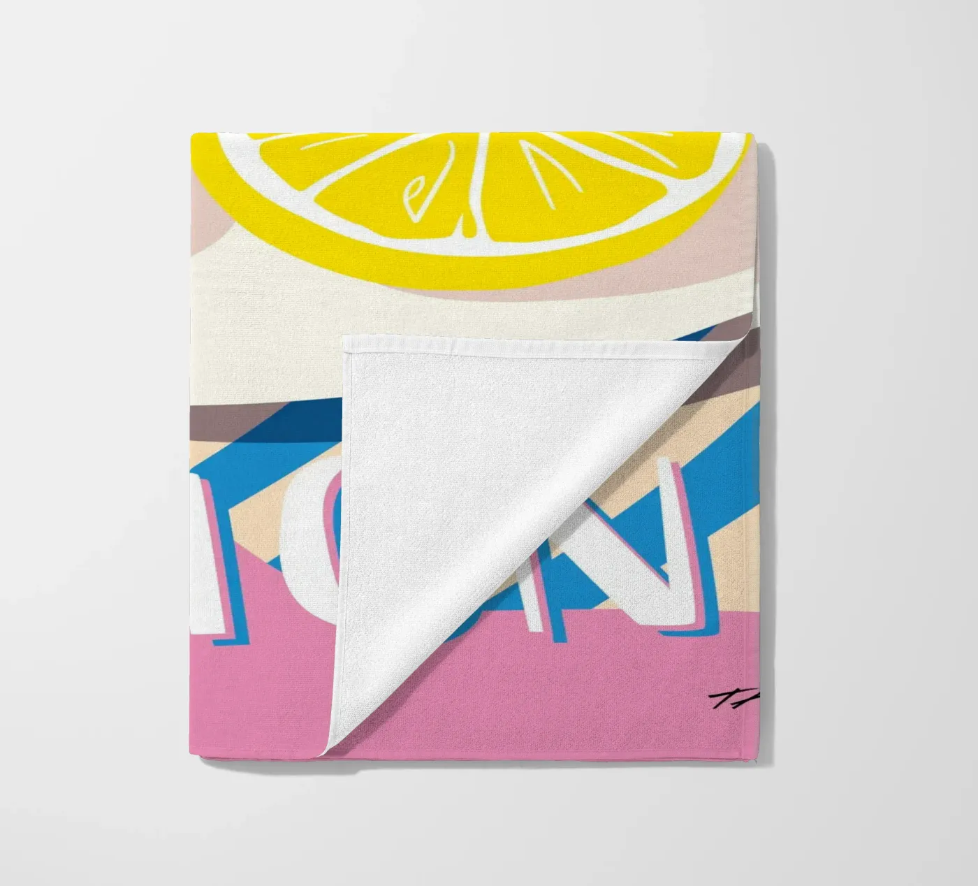 Limone telo mare da Tamsen Design