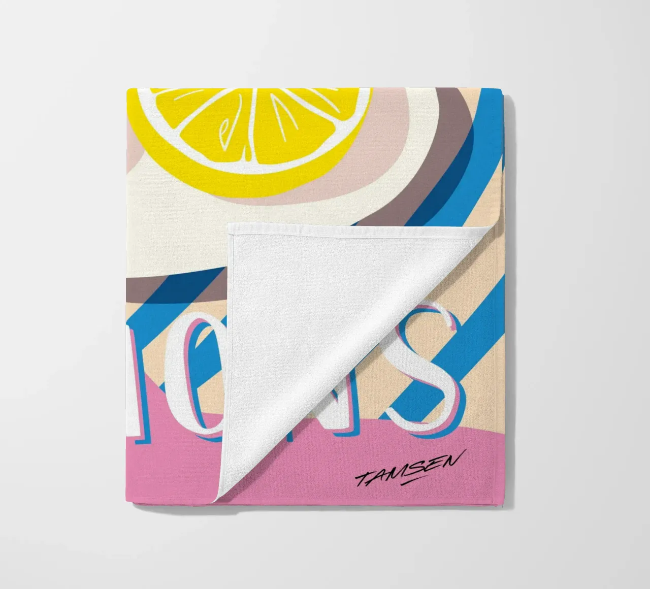 Limone telo mare da Tamsen Design