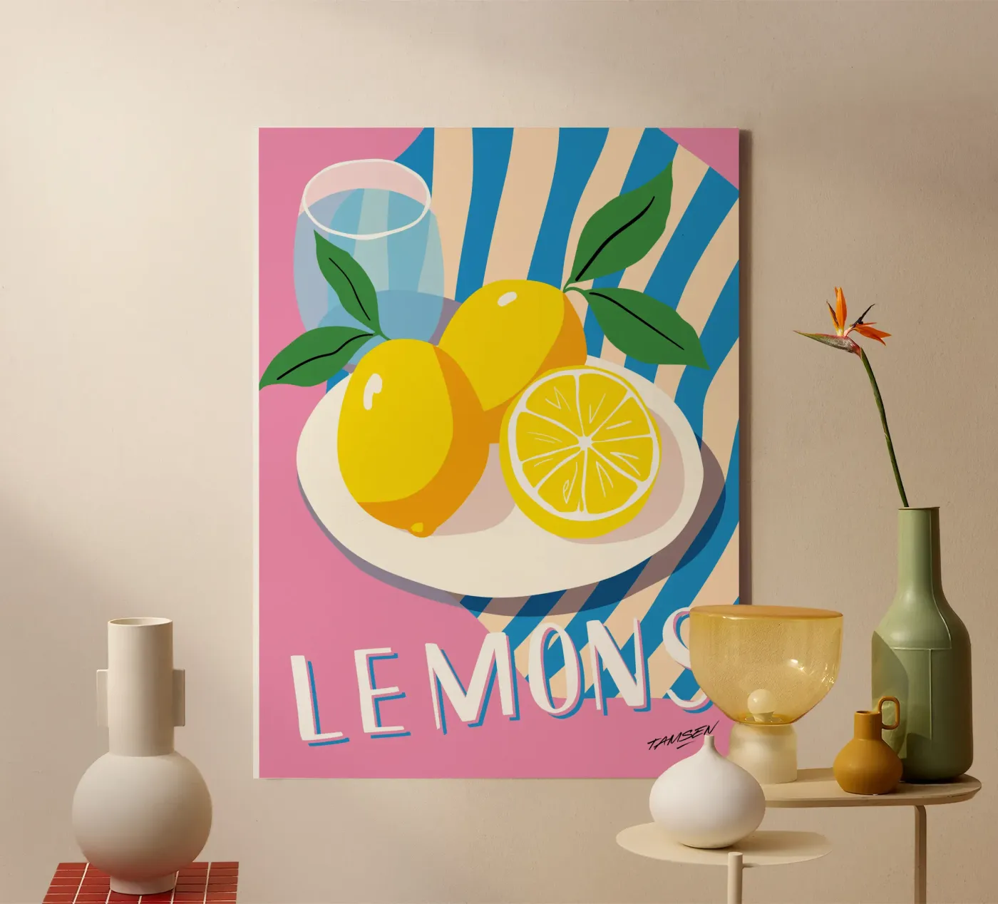 Limone tela da Tamsen Design