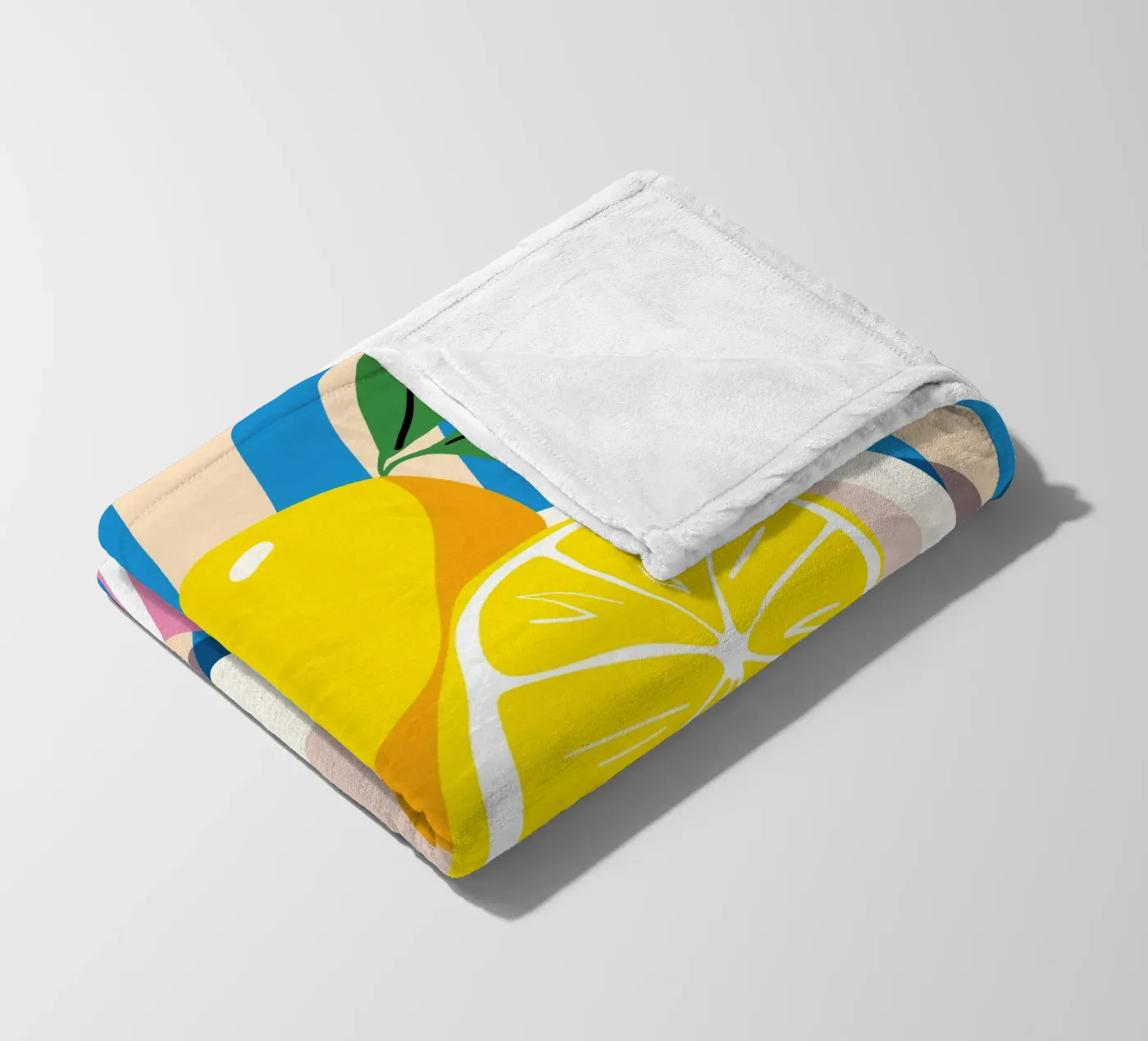 Zitrone Fleecedecke von Tamsen Design