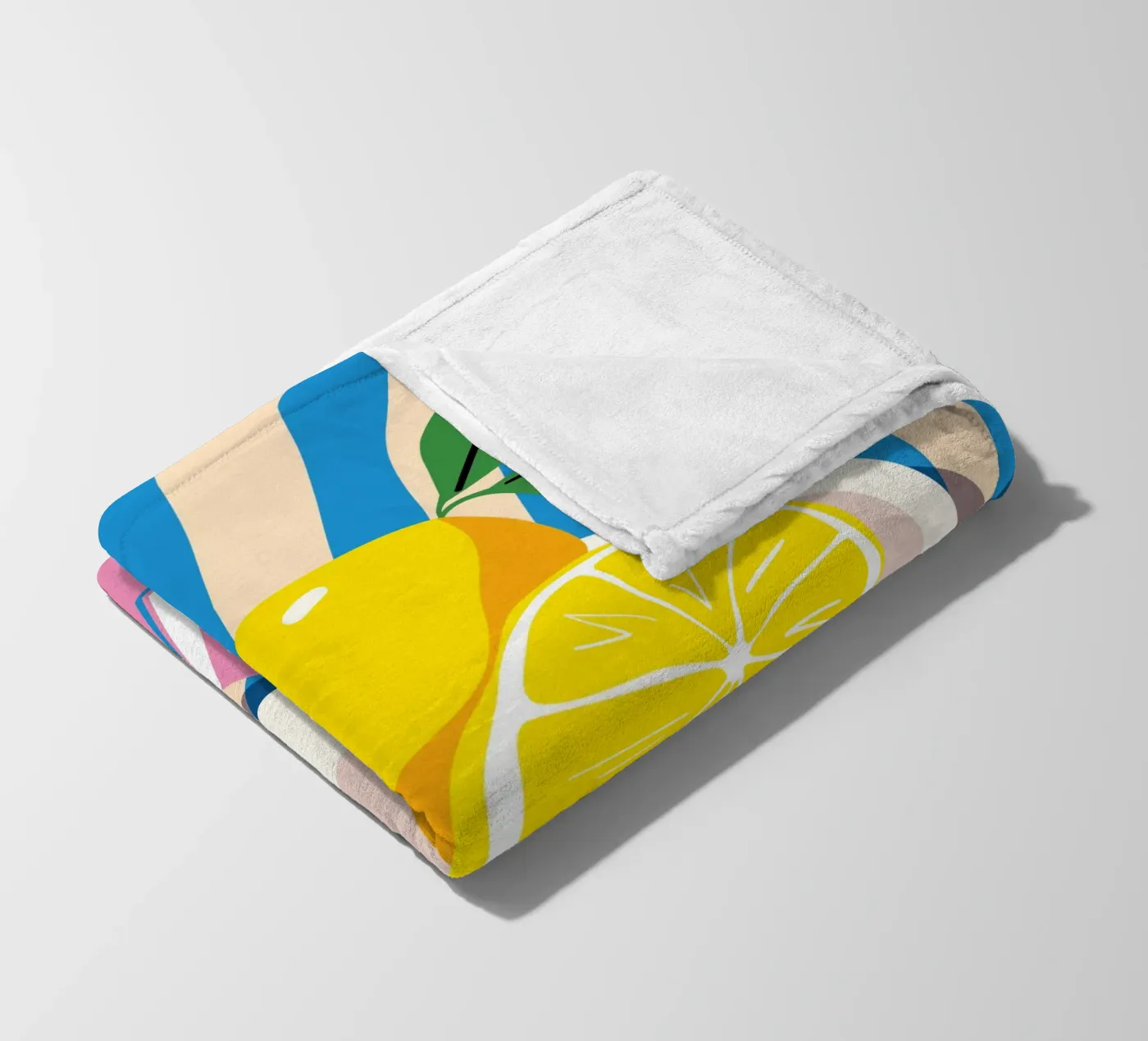 Zitrone Fleecedecke von Tamsen Design