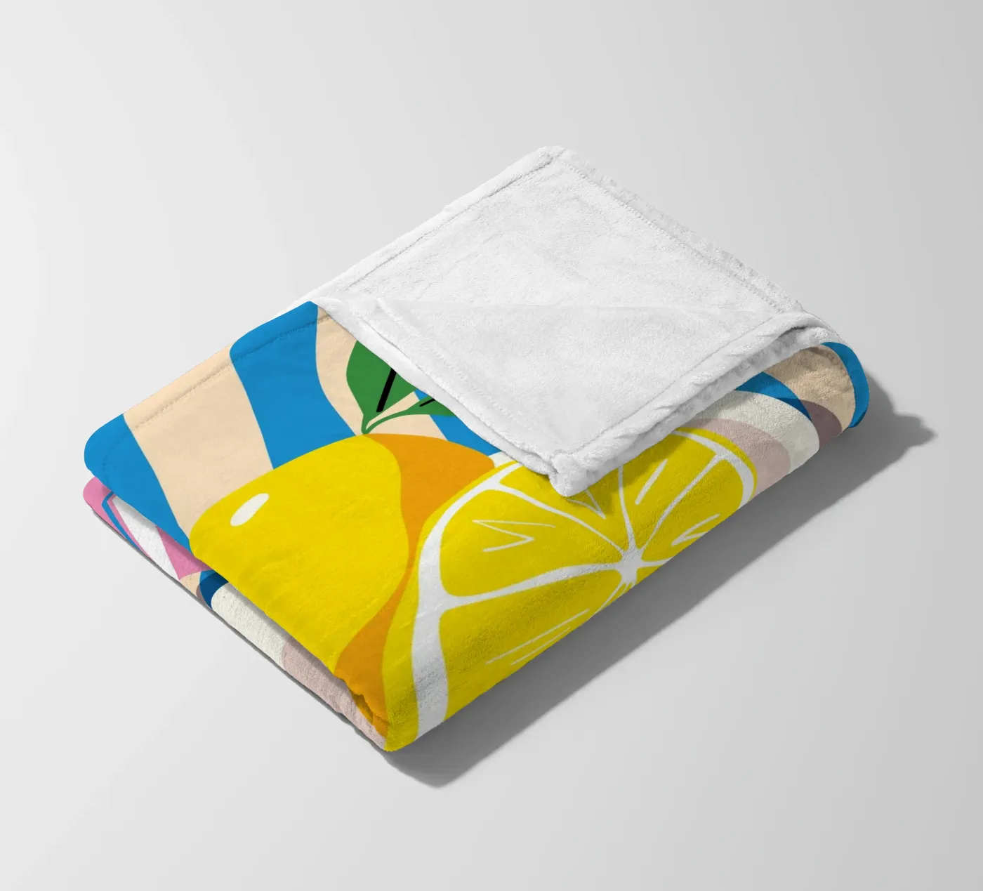 Zitrone Fleecedecke von Tamsen Design