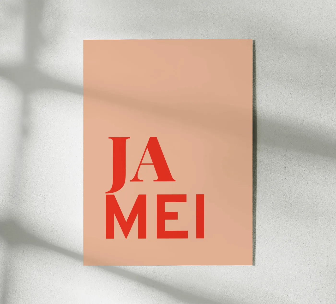 Ja Mei acryl van Made in Bavaria