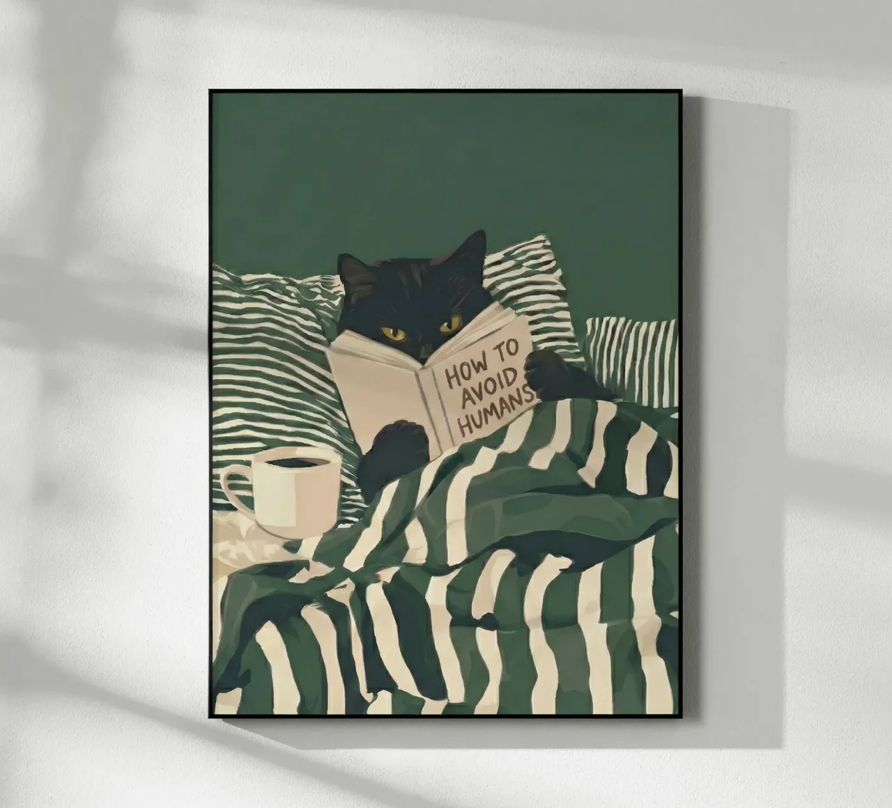 Cat In Bed plexiglass da Lynn Janet