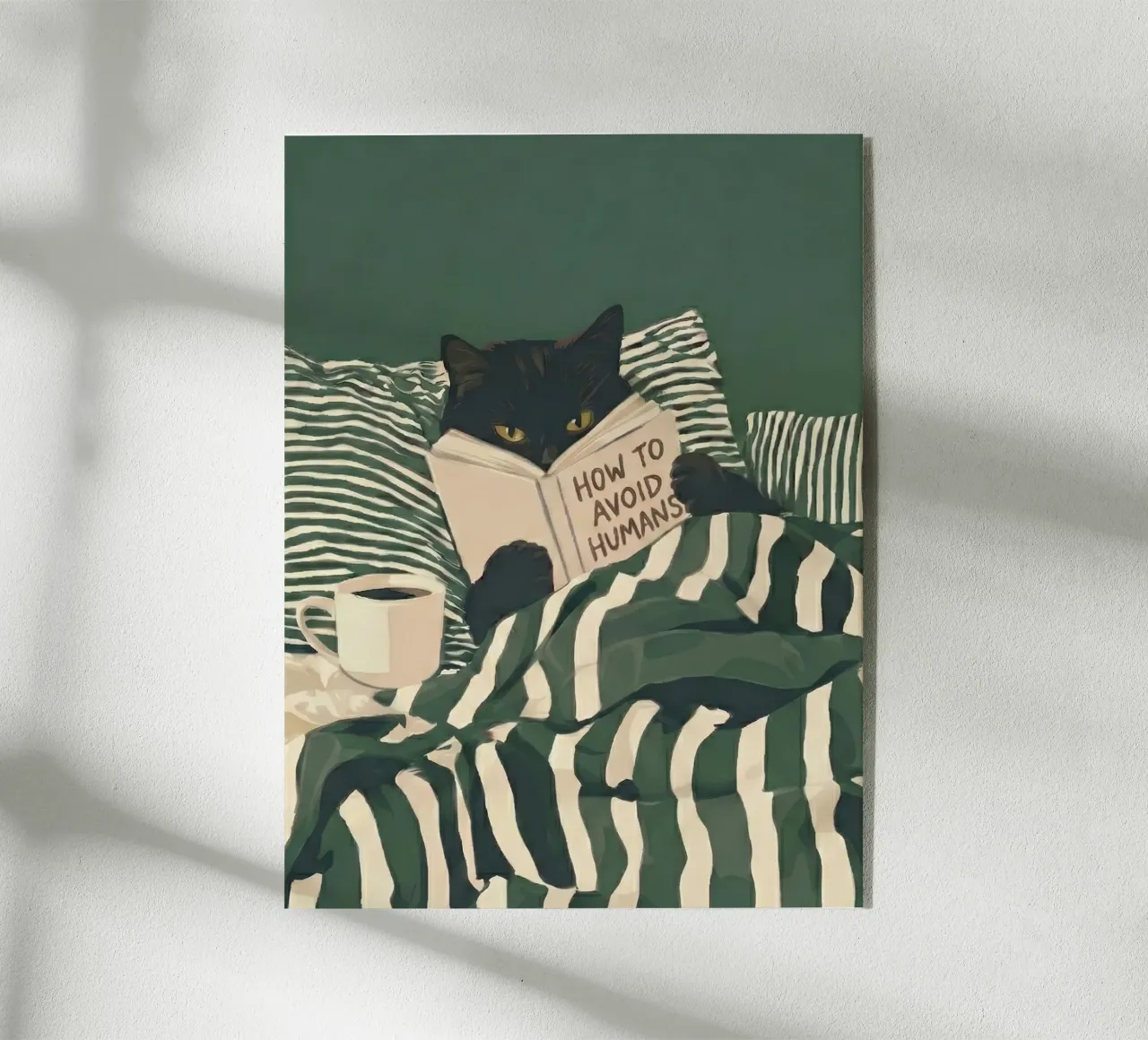 Cat In Bed plexiglass da Lynn Janet