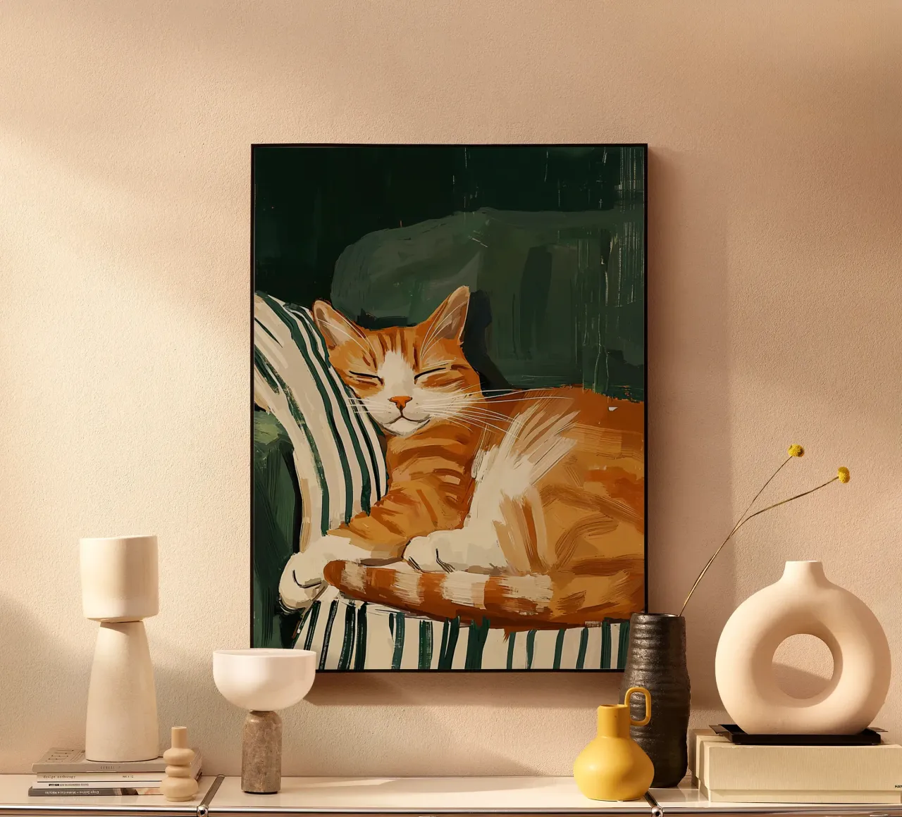 Sleeping Cat plexiglass da Lynn Janet