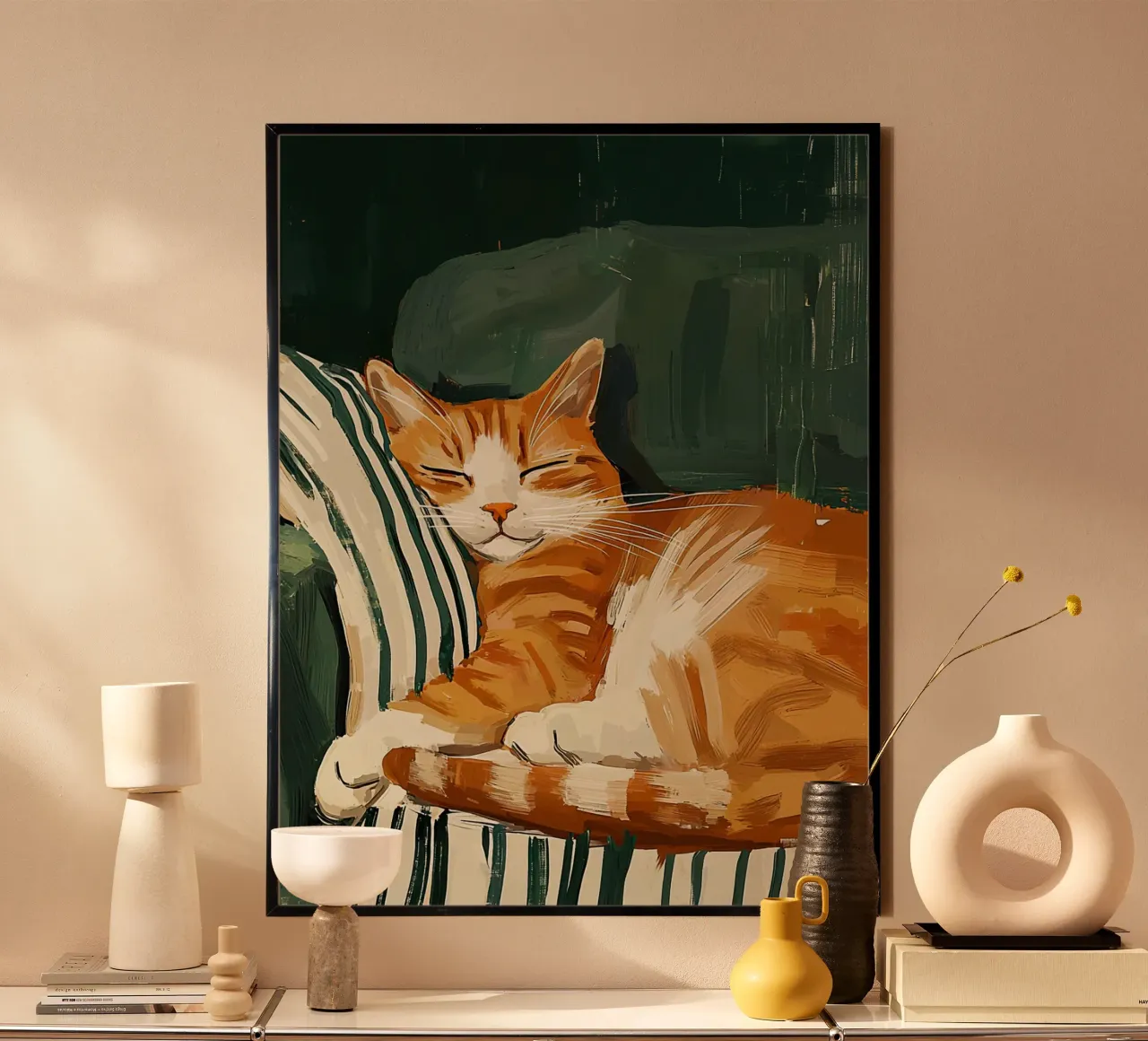 Sleeping Cat poster da Lynn Janet