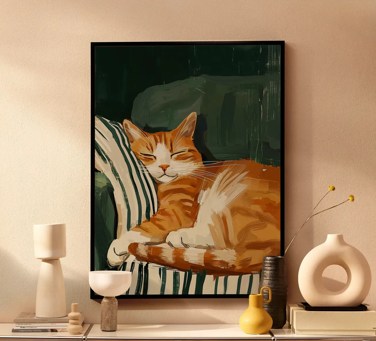 Sleeping Cat poster da Lynn Janet
