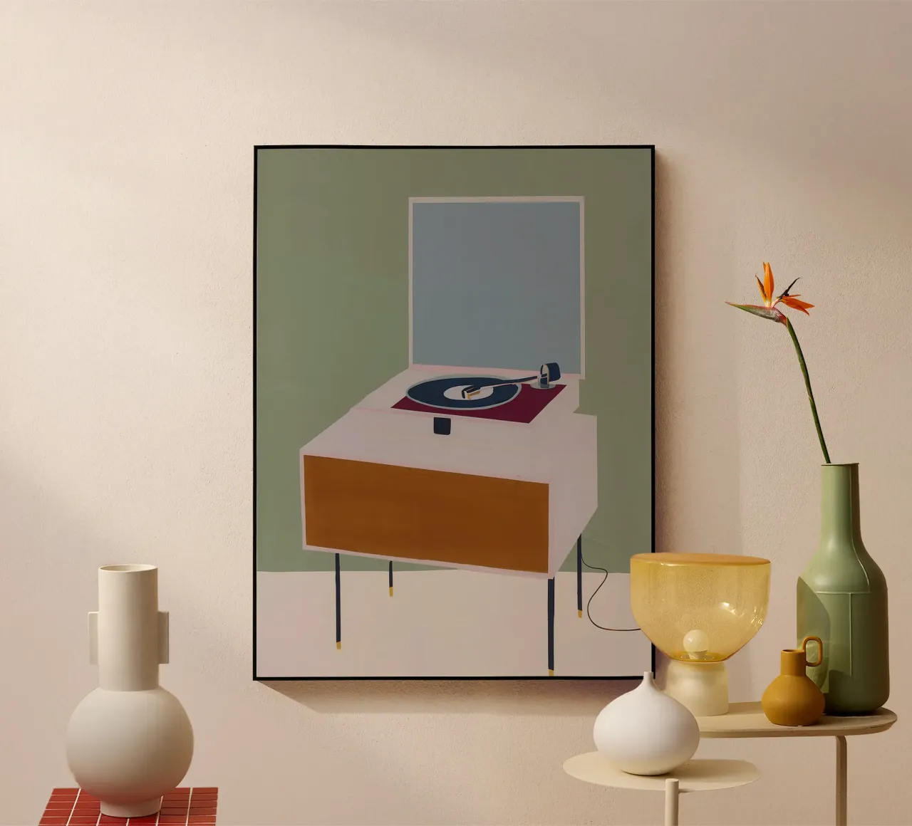 Vinyl Record Player plexiglass da Gerarldking Mellisa