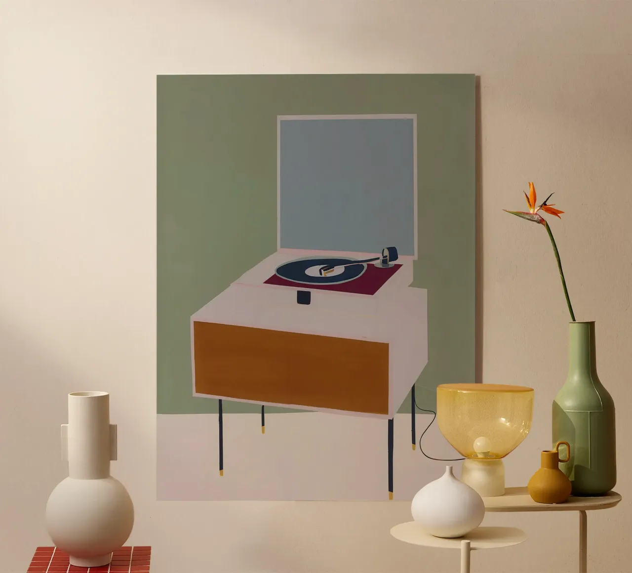 Vinyl Record Player plexiglass da Gerarldking Mellisa