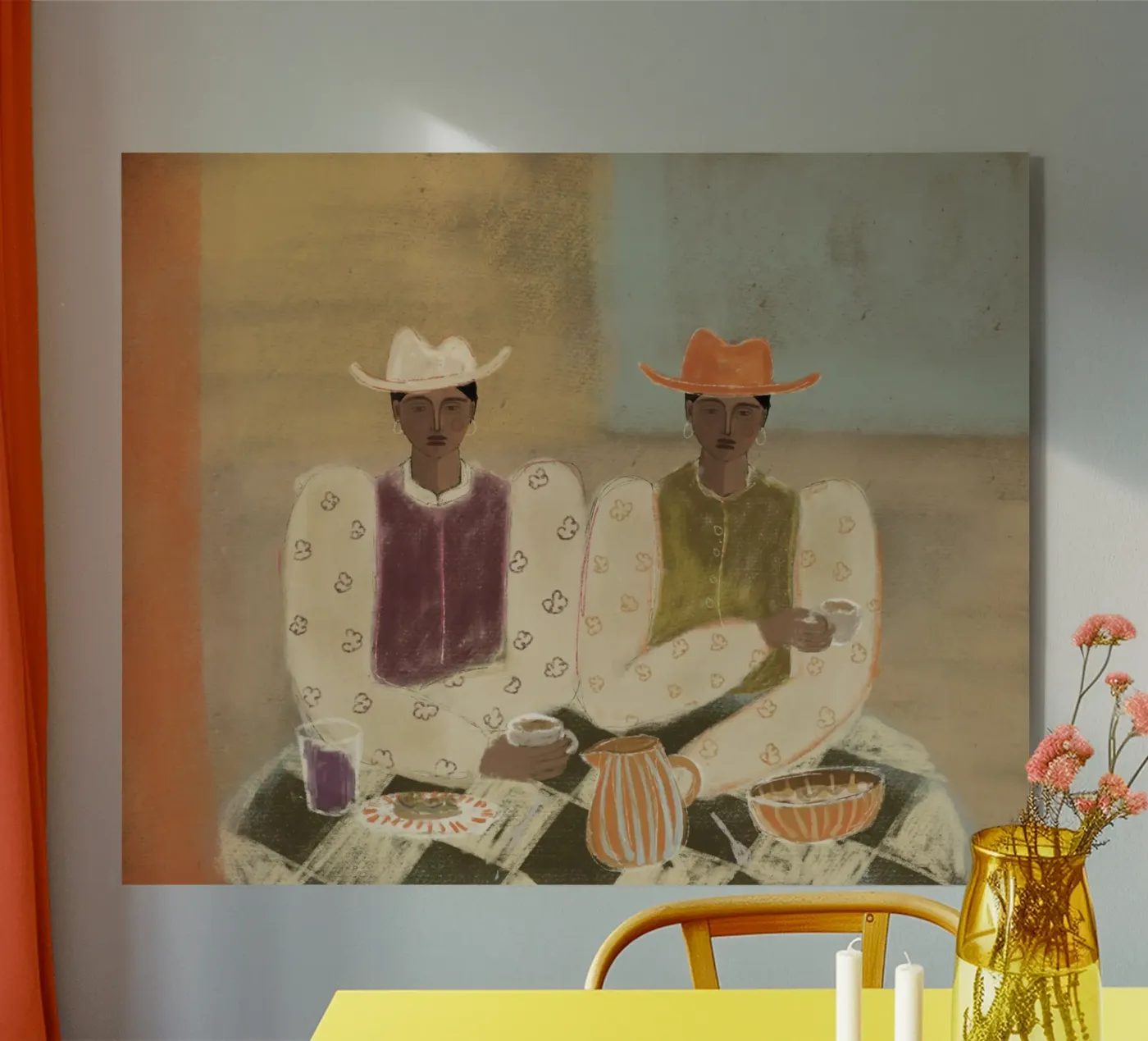 Breakfast For Two Acryl-Glas von Studio Vreeken