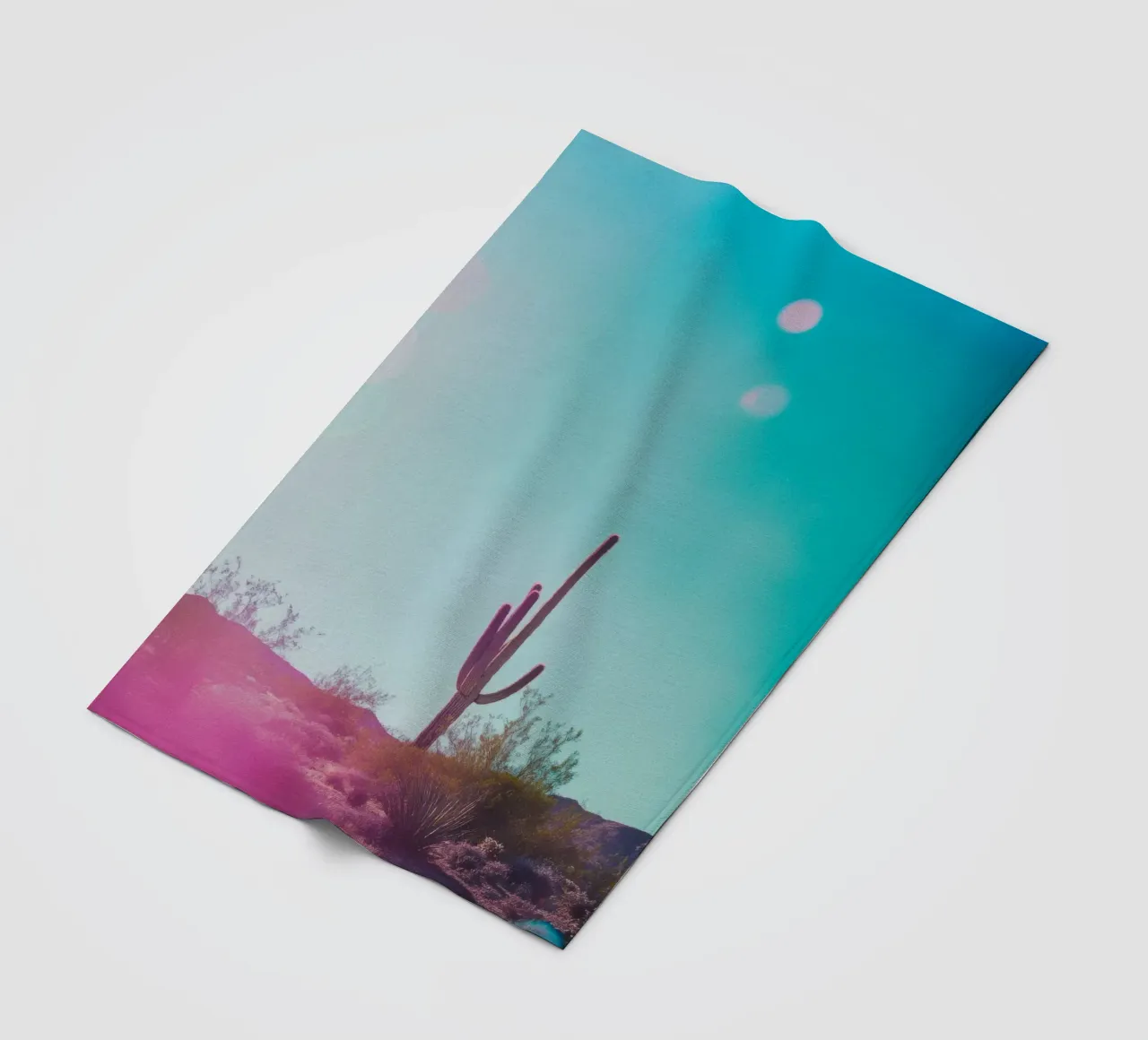 45 fleecedeken van Pink California | Affiches & Posters