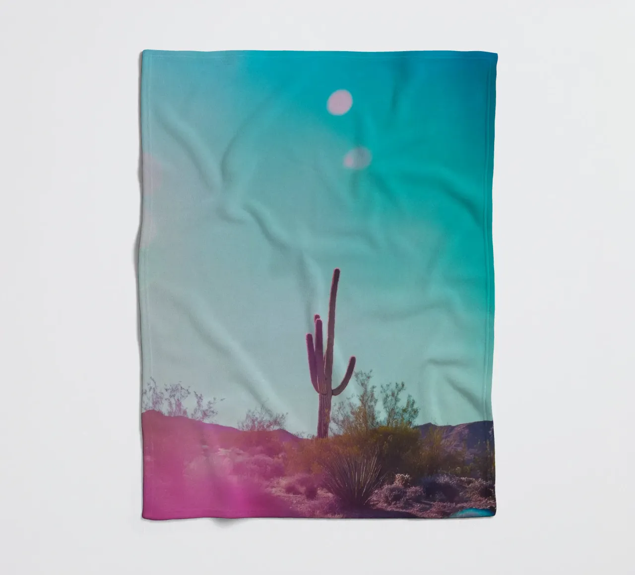 45 fleecedeken van Pink California | Affiches & Posters