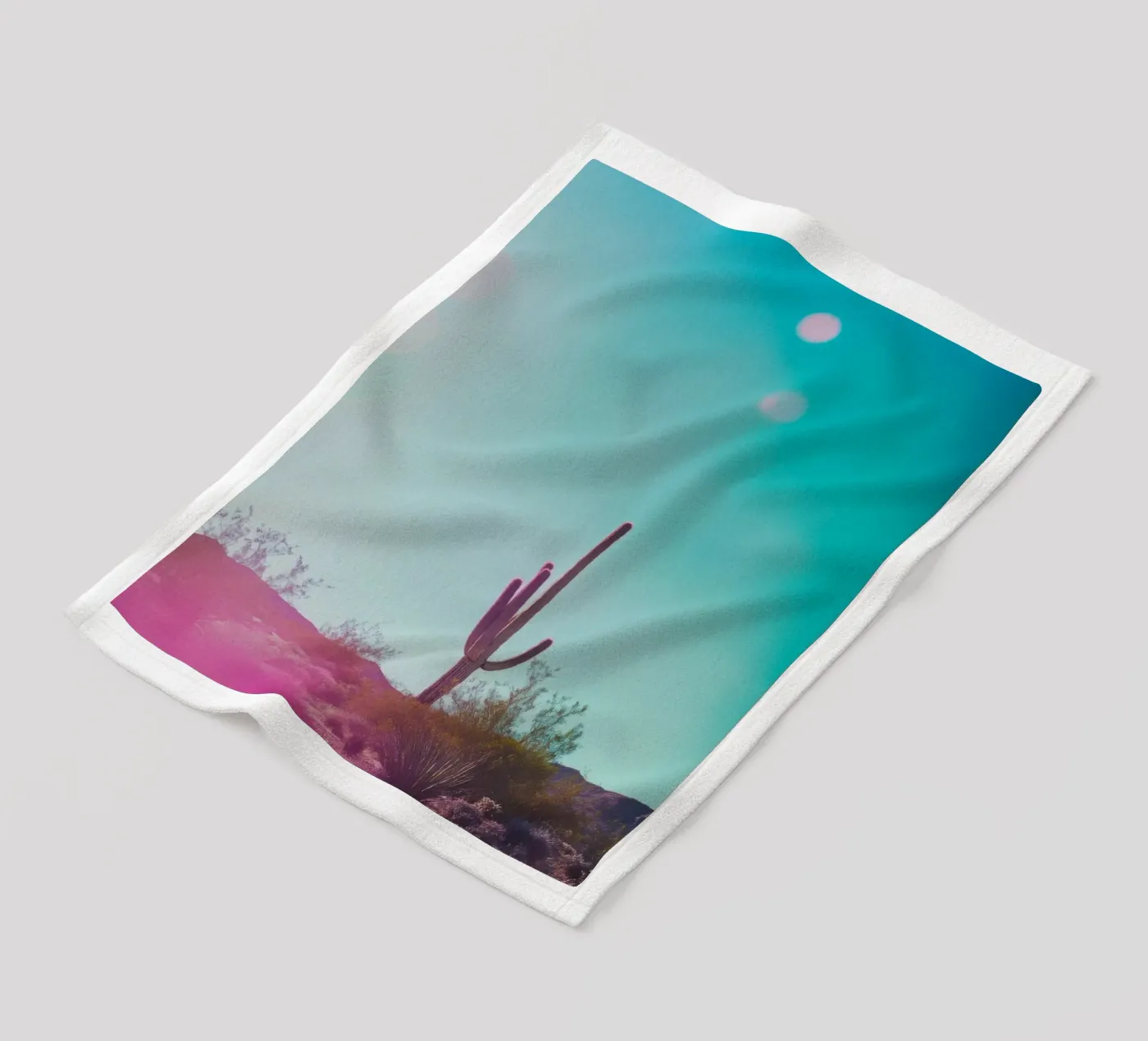 45 fleecedeken van Pink California | Affiches & Posters