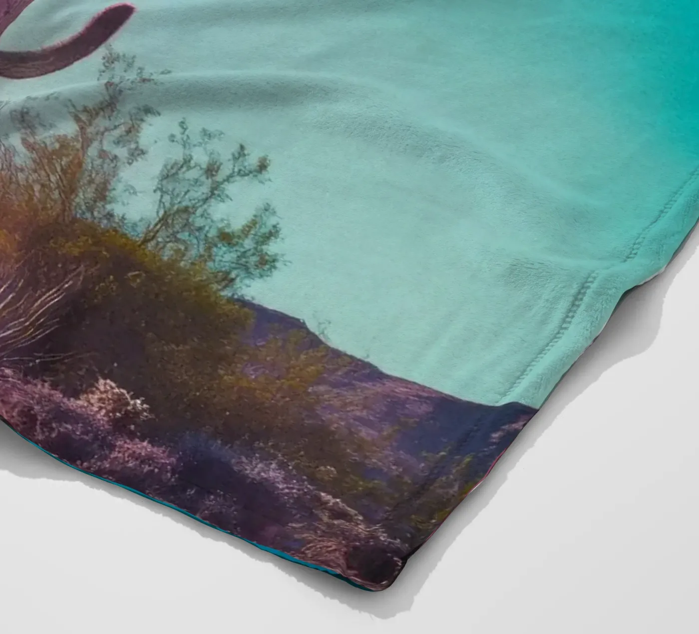 45 fleecedeken van Pink California | Affiches & Posters