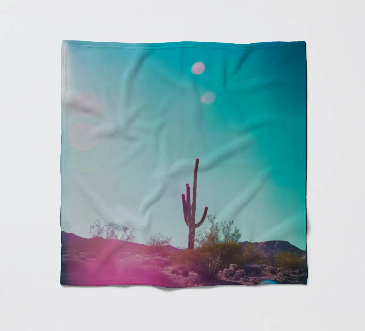 45 fleecedeken van Pink California | Affiches & Posters