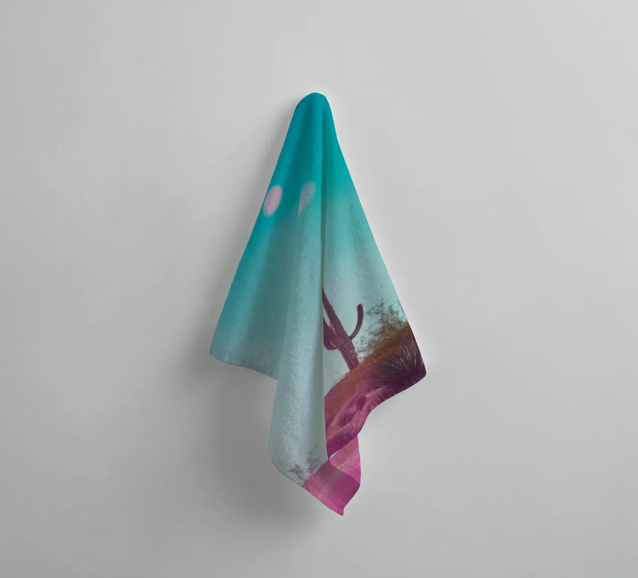 45 badhanddoek van Pink California | Affiches & Posters