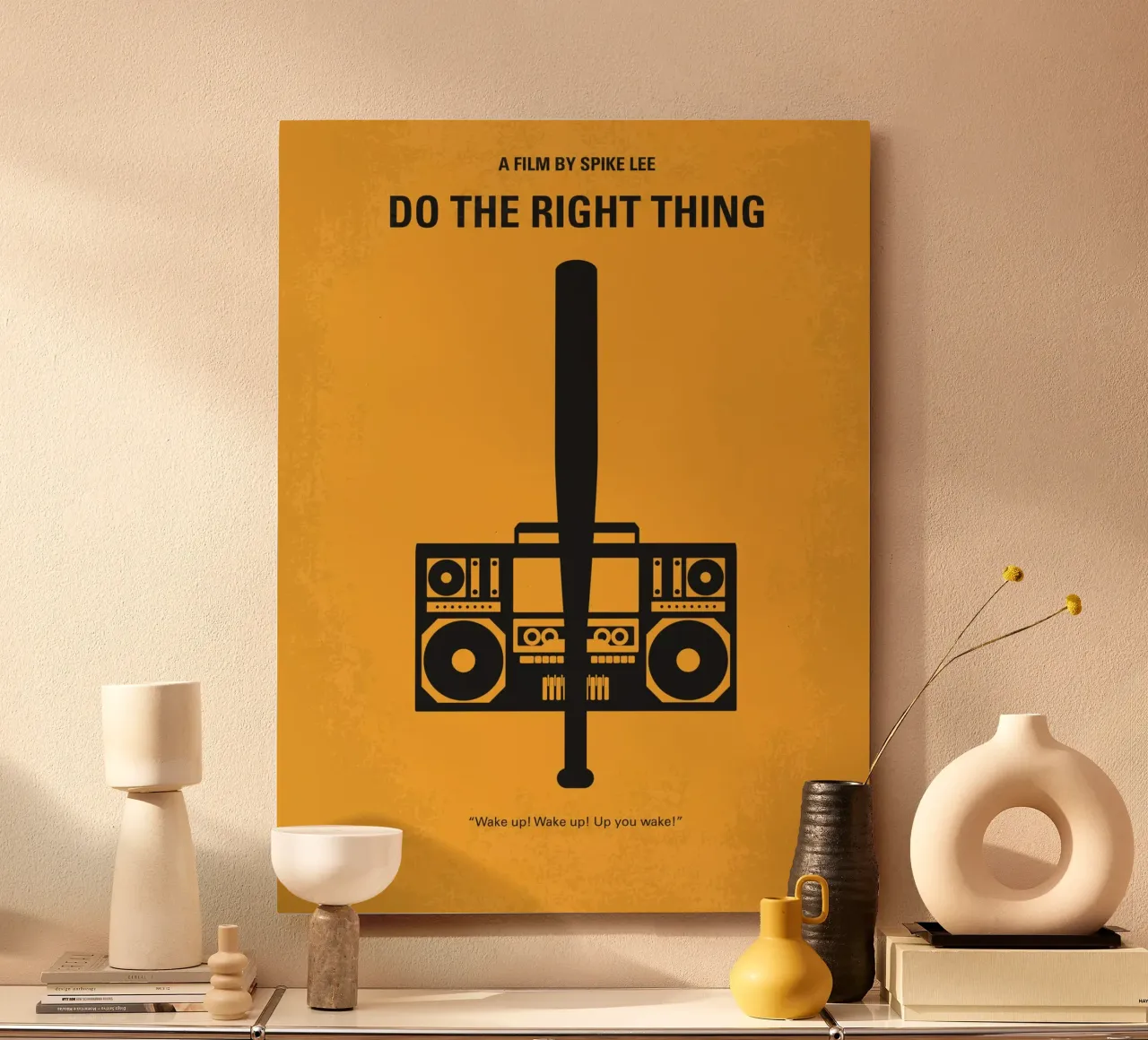No179 My Do the right thing minimal movie poster pannello forex da Chungkong