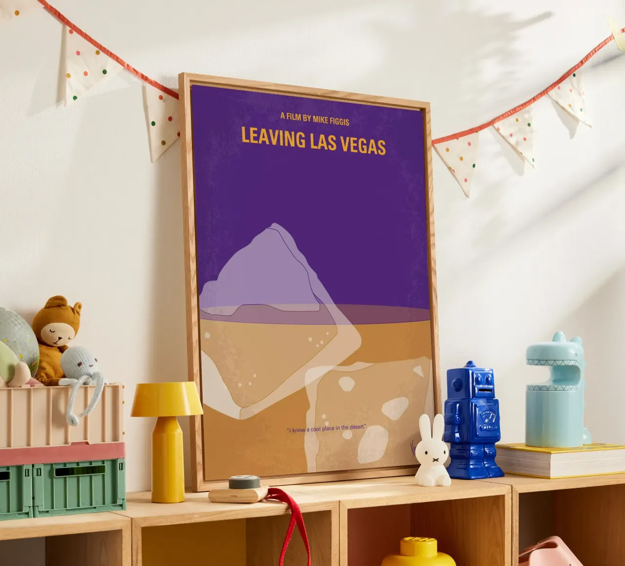 No180 My Leaving Las Vegas minimal movie poster metacrilato de Chungkong