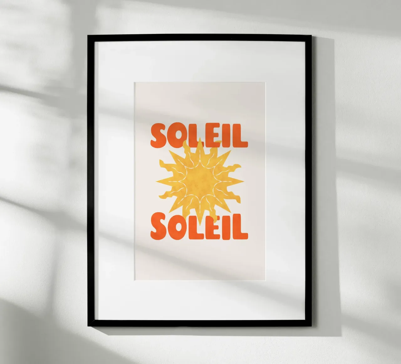 Soleil Soleil poster da Trend Collection by Palmartprints