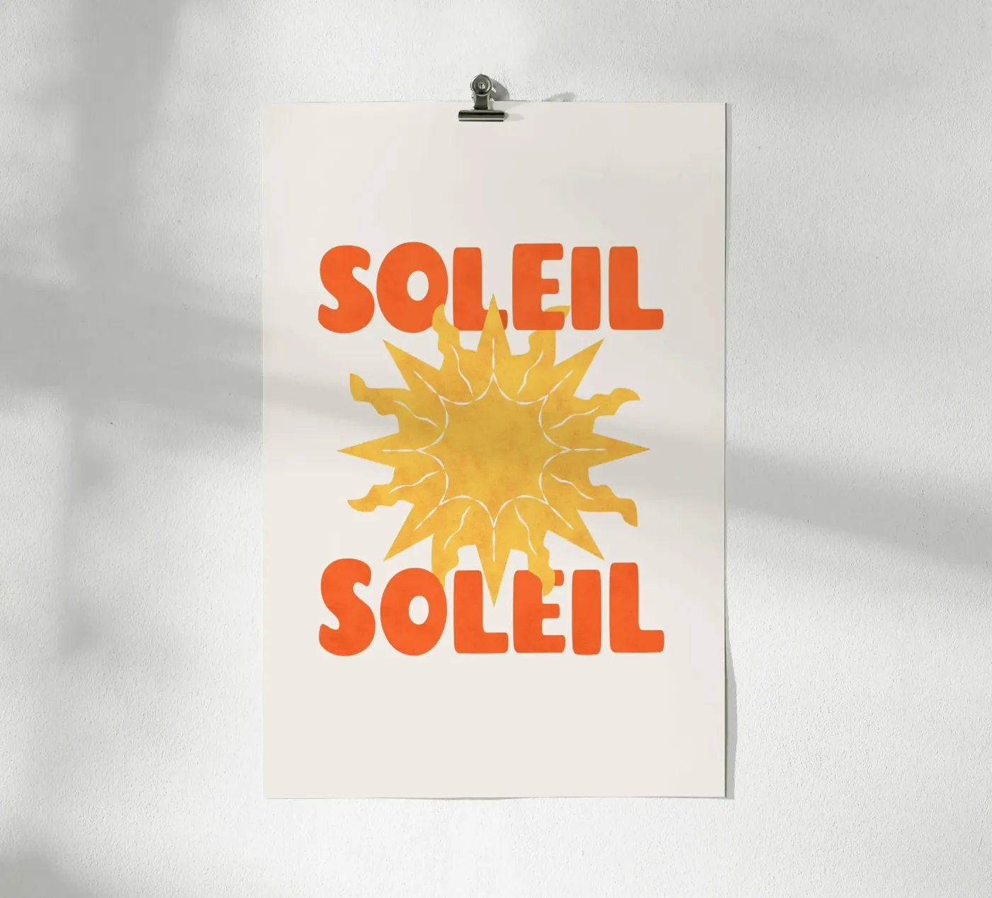 Soleil Soleil poster da Trend Collection by Palmartprints
