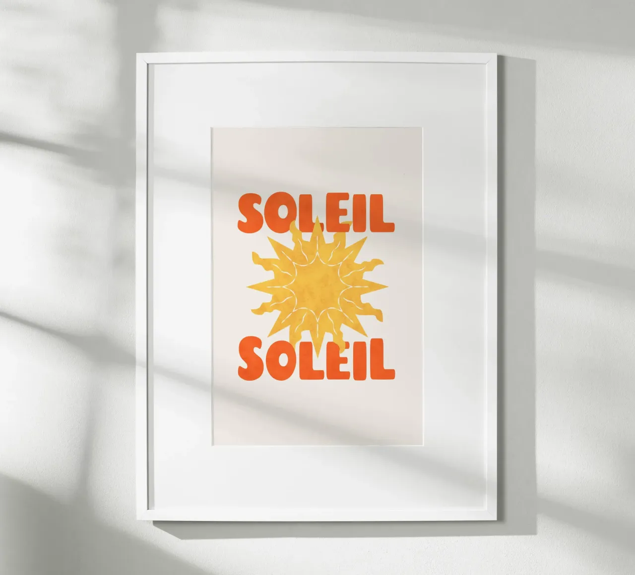 Soleil Soleil poster da Trend Collection by Palmartprints
