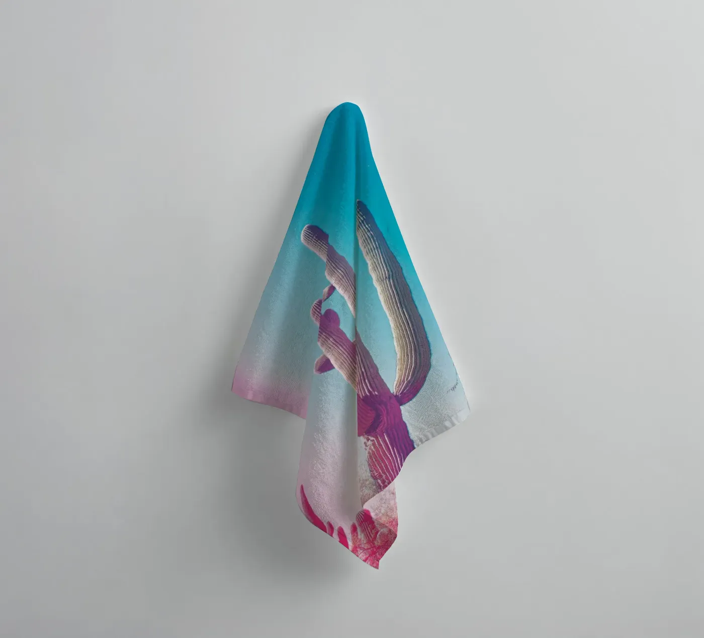 46 badhanddoek van Pink California | Affiches & Posters