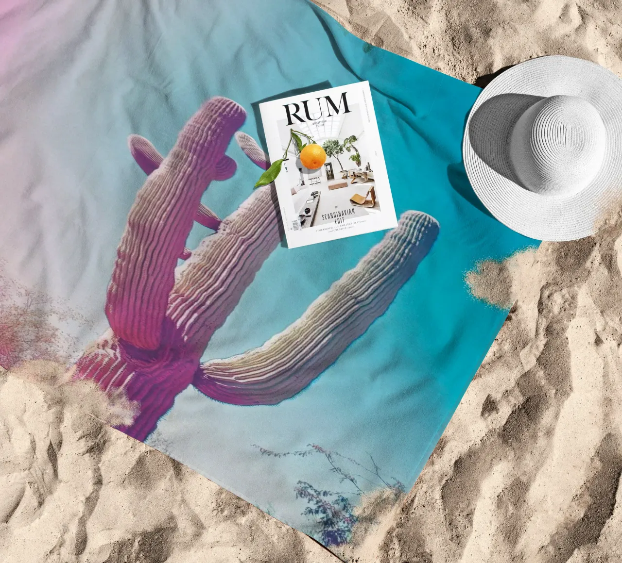 46 telo mare da Pink California | Affiches & Posters