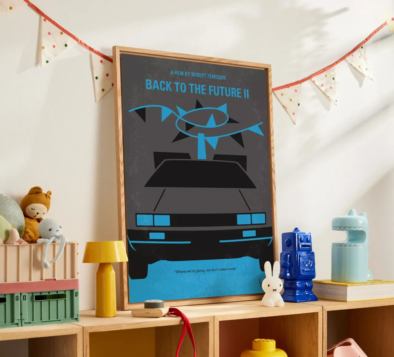No183 My Back to the Future minimal movie poster part 2 plexiglass da Chungkong