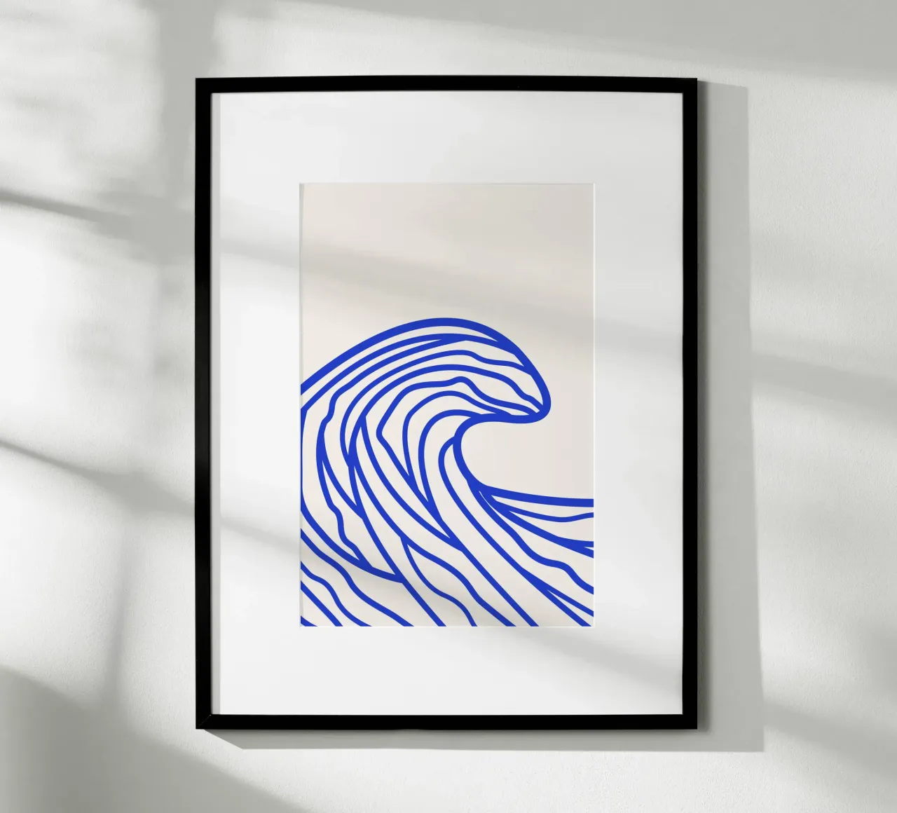 Abstract Wave poster by Trend Collection by Palmartprints
