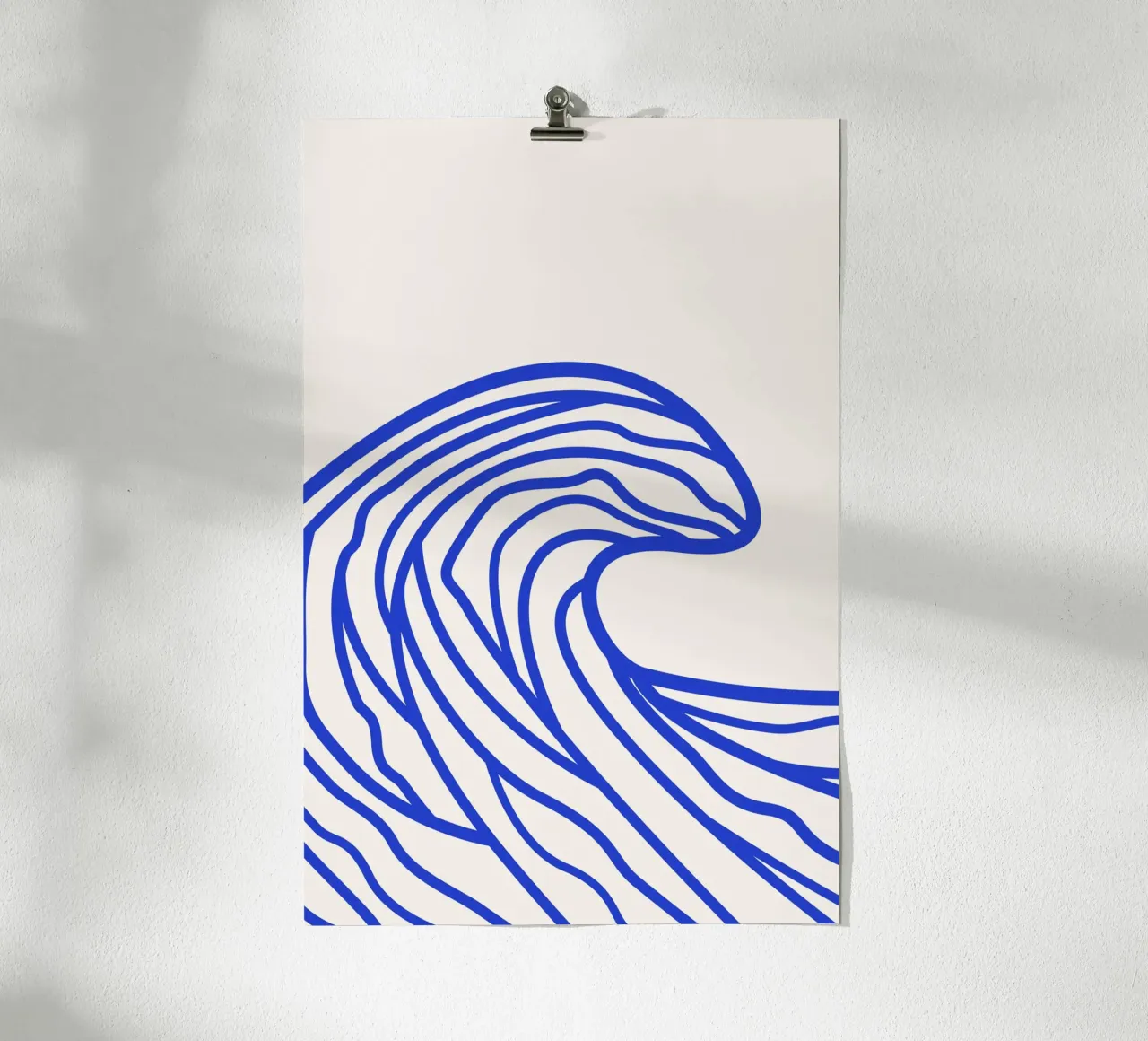Abstract Wave poster by Trend Collection by Palmartprints