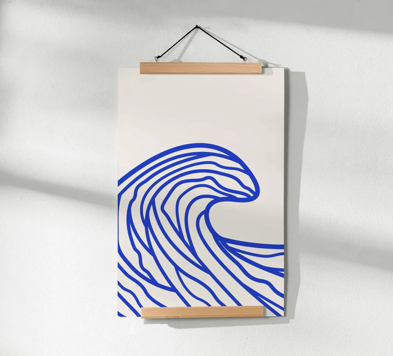 Abstract Wave poster by Trend Collection by Palmartprints