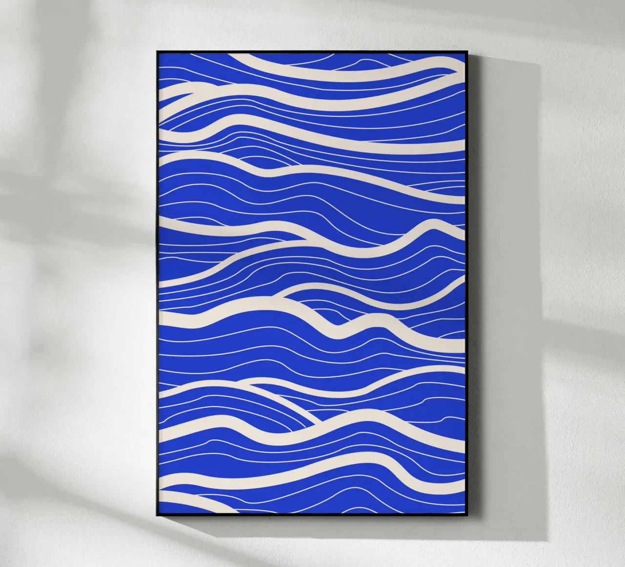 Abstract Blue Waves plexiglass da Natural Landscapes by Palmartprints