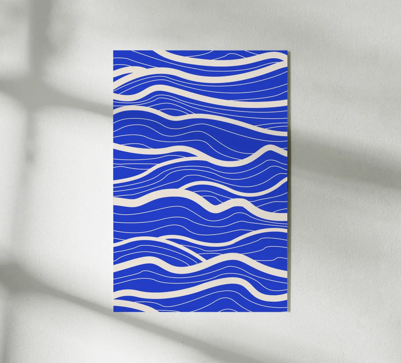 Abstract Blue Waves plexiglass da Natural Landscapes by Palmartprints