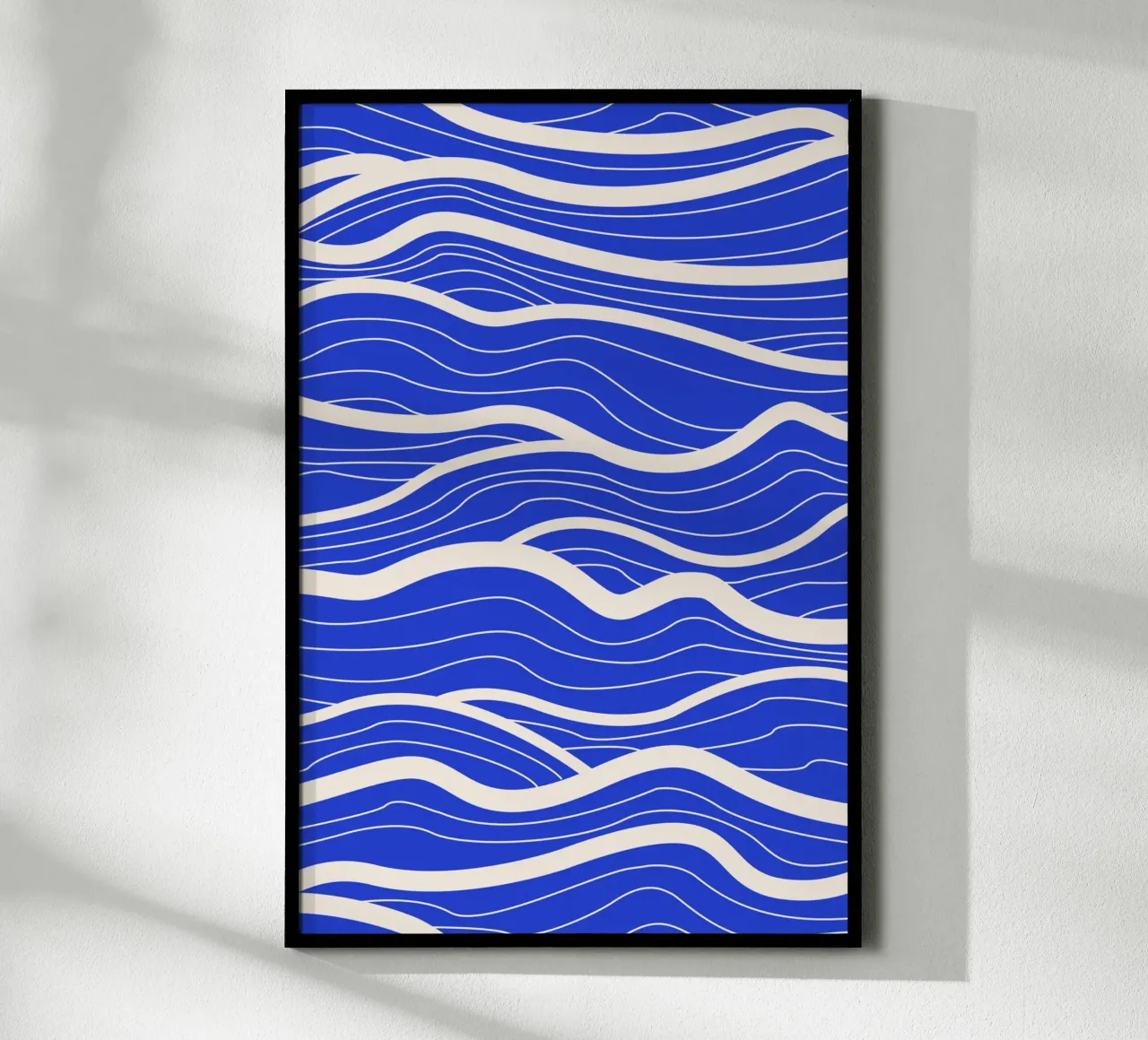 Abstract Blue Waves poster da Natural Landscapes by Palmartprints