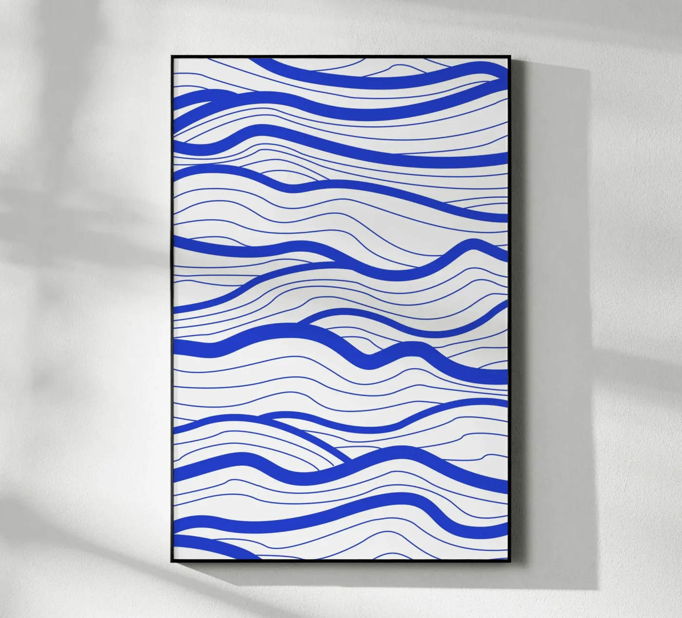 Abstract Lined Waves Acryl-Glas von Natural Landscapes by Palmartprints