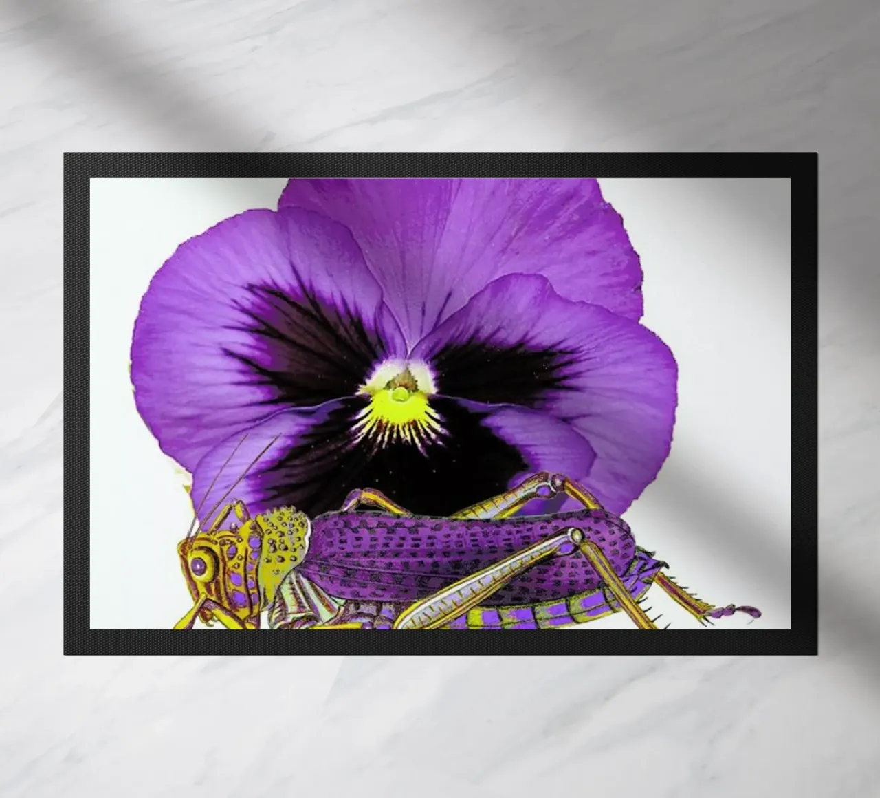 Purple Grasshopper and Viola zerbino da Rococco LA