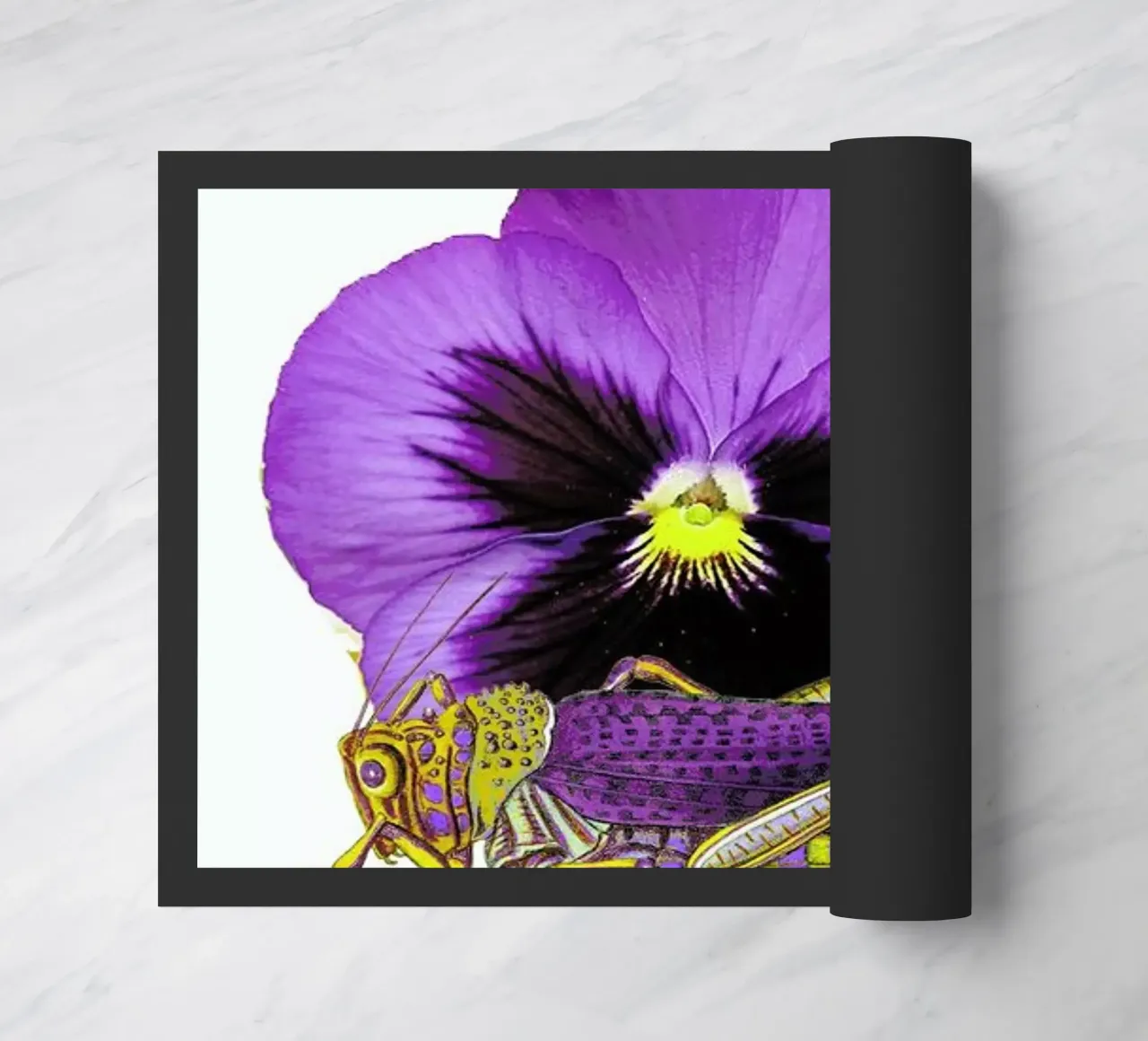 Purple Grasshopper and Viola zerbino da Rococco LA